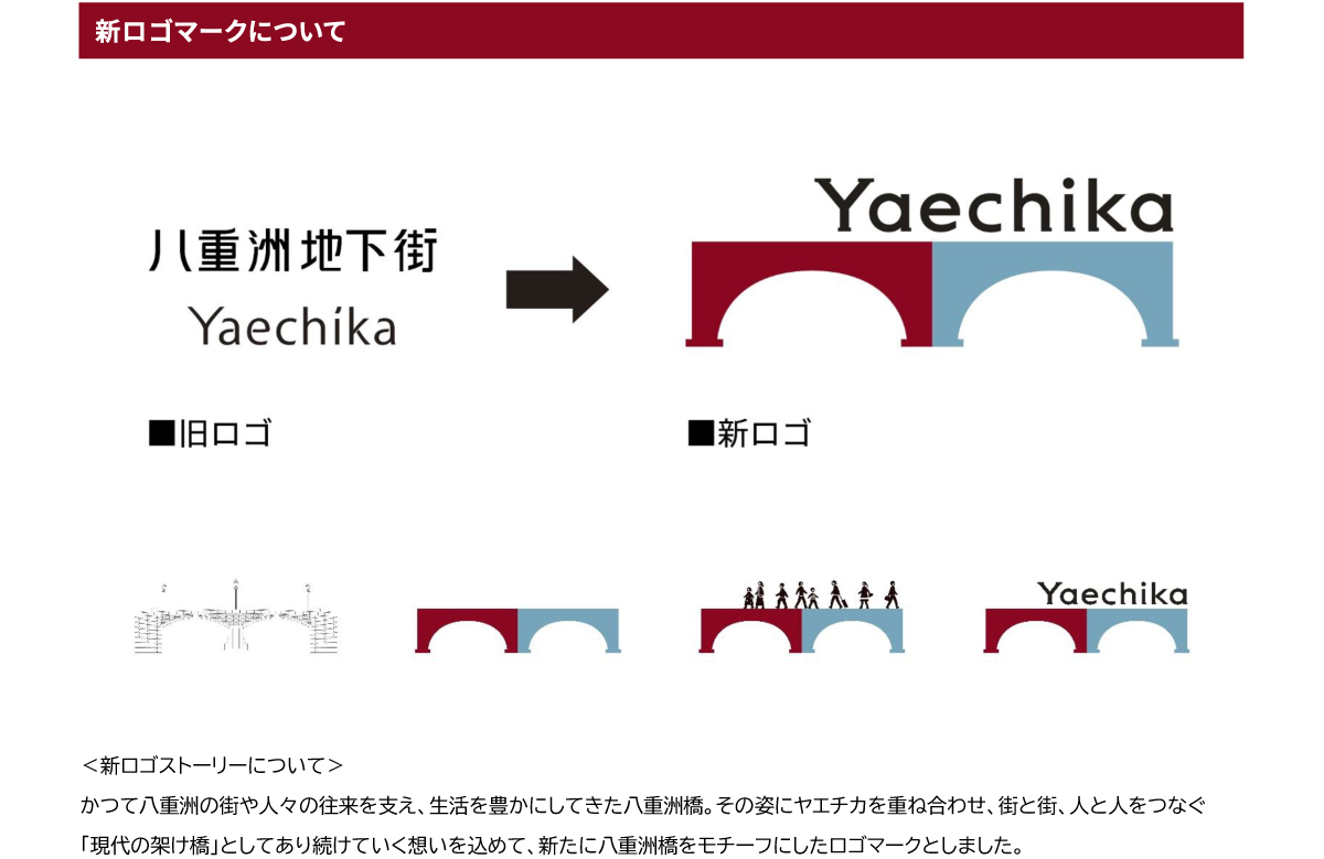 ヤエチカのロゴが新しくなりました！