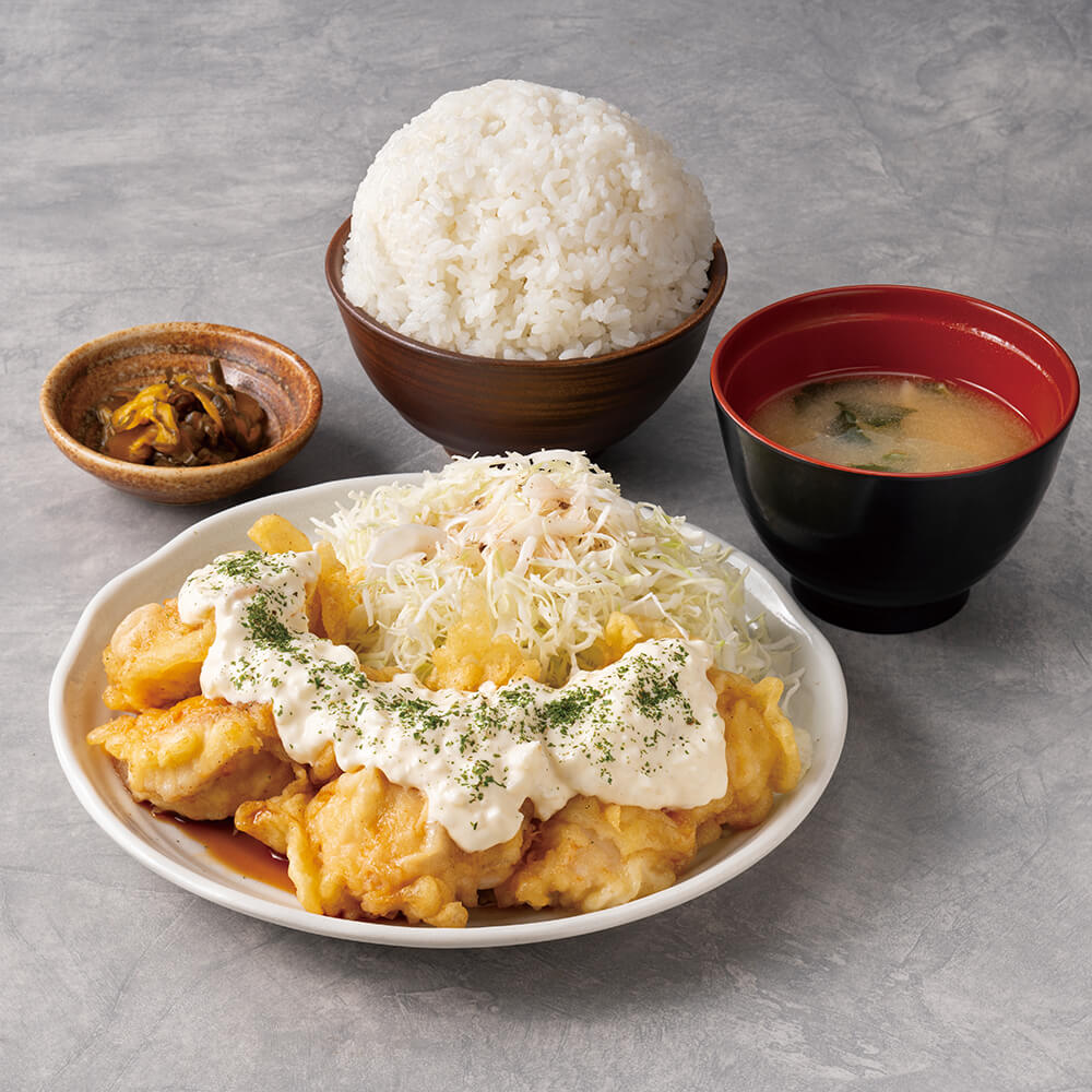 秘伝ダレのチキン南蛮定食（4個）