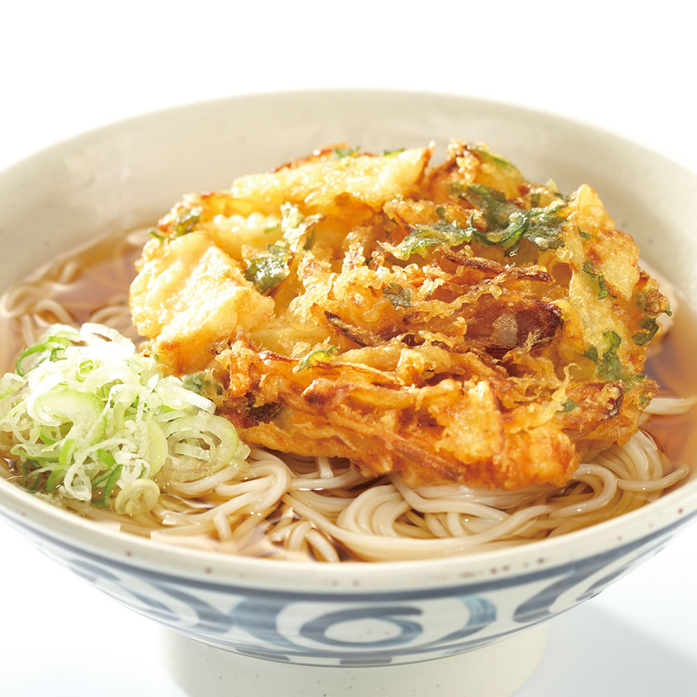 かきあげ天ぷら(そばまたはうどん)