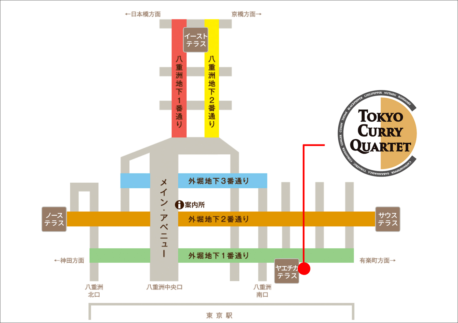 カレーカルテットマップ