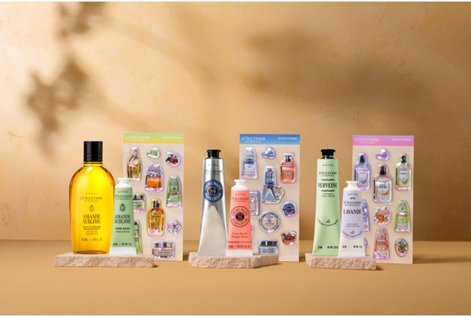 L’OCCITANEenProvence×サンスター文具50周年特別企画ウォーターシールキット