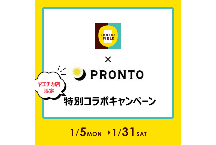 【カラーフィールド×プロント】特別コラボキャンペーン実施！