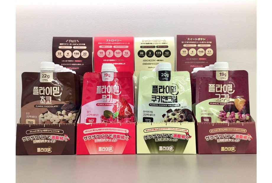 SNSで話題！韓国発のプロテインシェイク【フライミール】入荷しております♪