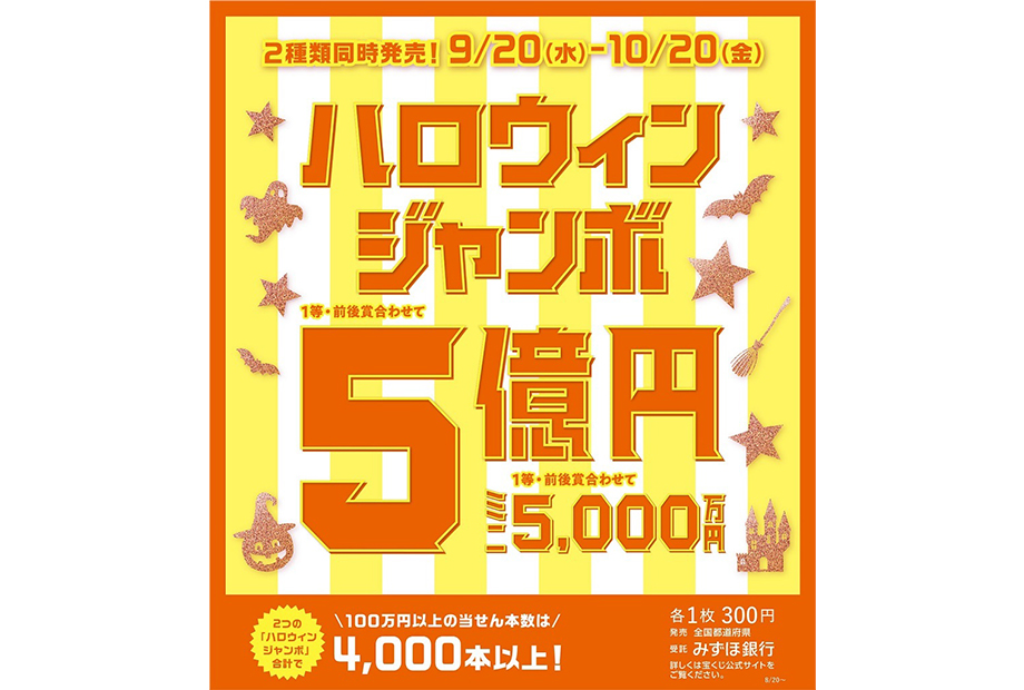 ハロウィンジャンボ 発売中