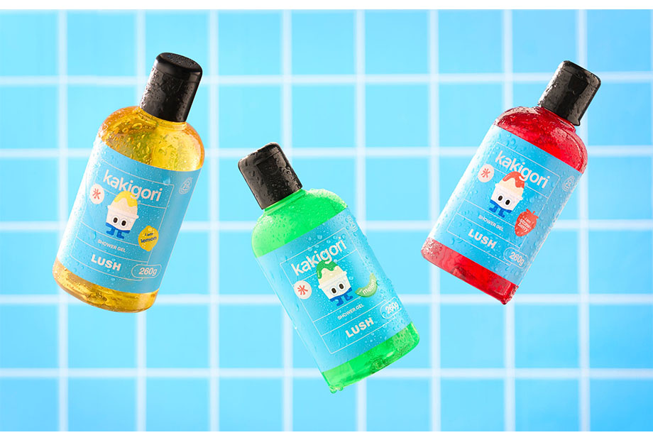 夏季限定のかき氷シャワージェルが3種類発売しました！