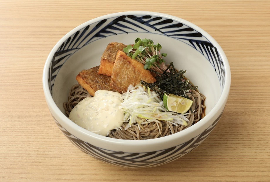 鯛の唐揚げぶっかけそば 税込880円