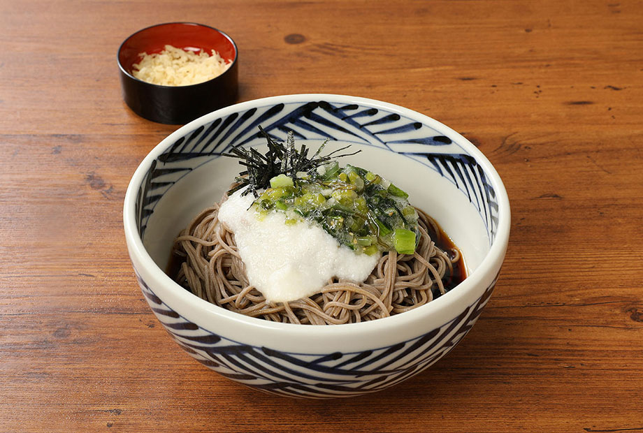 野沢菜わさびとろろそば